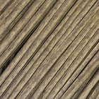 Συνθετική στέγη Thatch, φύλλο Thatching απόδειξης σκουριάς καρύδων 500*500mm