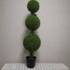 Τεχνητά Topiary φυτά ντεκόρ κήπων, σπείρα πυξαριού Faux φύλλων PE Topiary