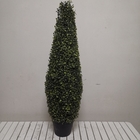 Dajia 3,2 τεχνητά πράσινα δέντρα ποδιών, δέντρο φύλλων Faux πλαισίων χάλυβα